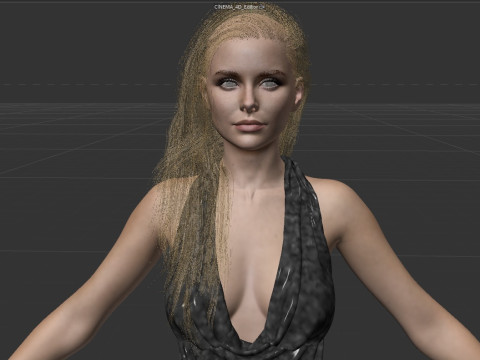 Erin Moriarty 3D Model