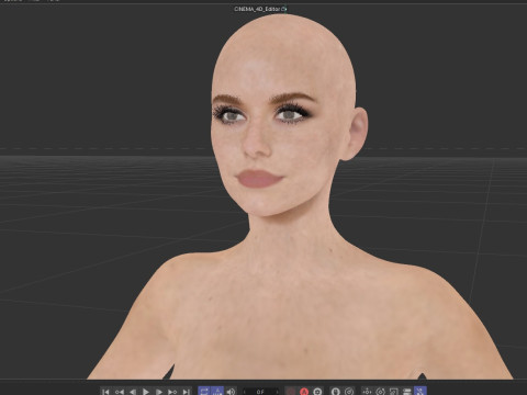 Erin Moriarty 3D Model
