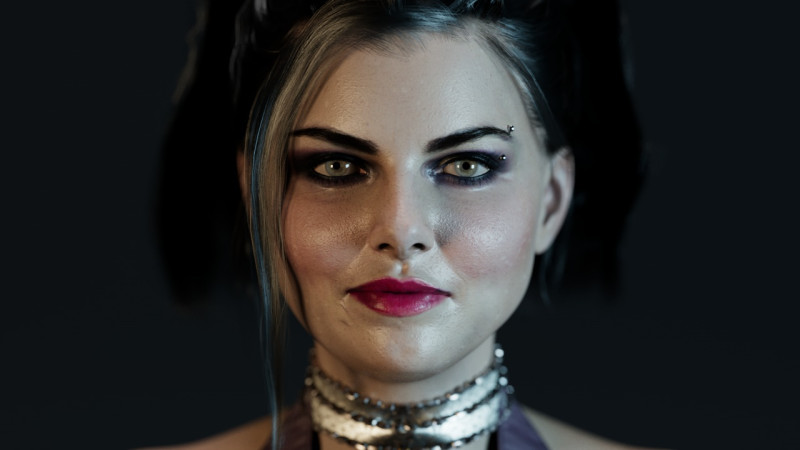 Amy Lee Evanescence Modelo 3D .c4d .max .obj .3ds .fbx .stl .blend
