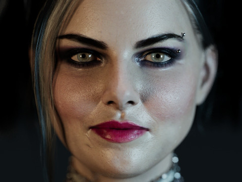 Amy Lee Evanescence Modelo 3D
