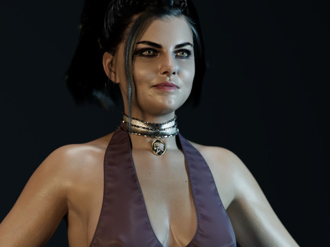 Amy Lee Evanescence Modelo 3D