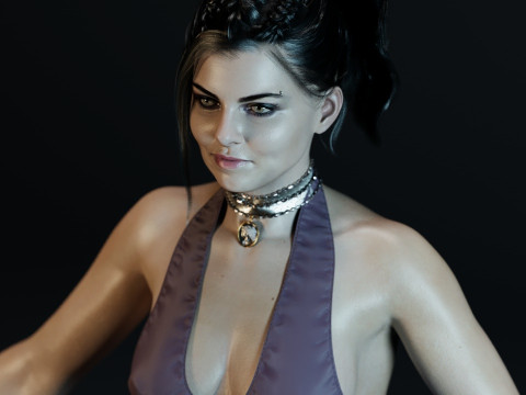 Amy Lee Evanescence Modelo 3D