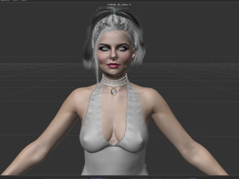 Amy Lee Evanescence Modelo 3D