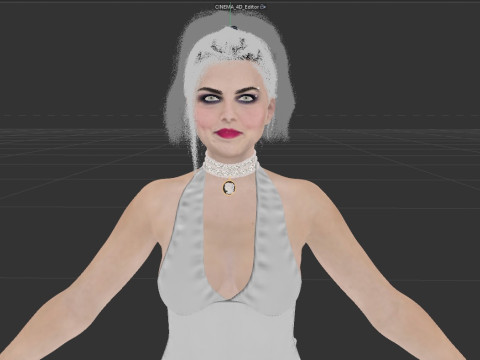 Amy Lee Evanescence Modelo 3D