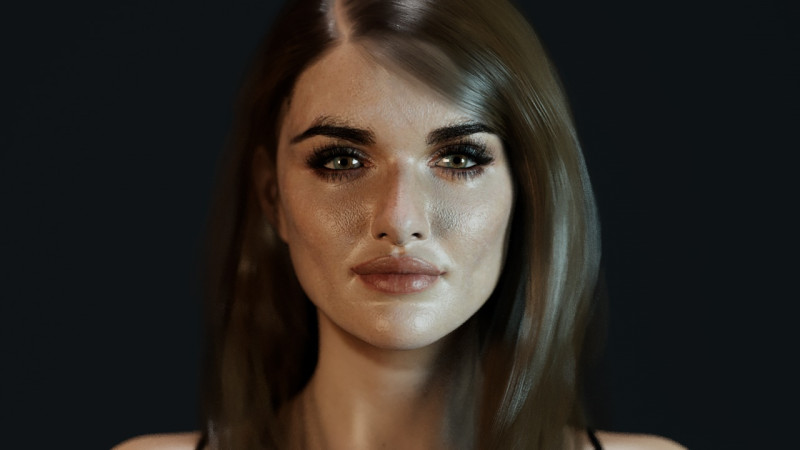 Rachel Weisz 3D Модель .c4d .max .obj .3ds .fbx .stl .blend