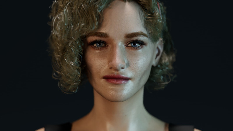 Julia Garner 3Dモデル .c4d .max .obj .3ds .fbx .stl .blend