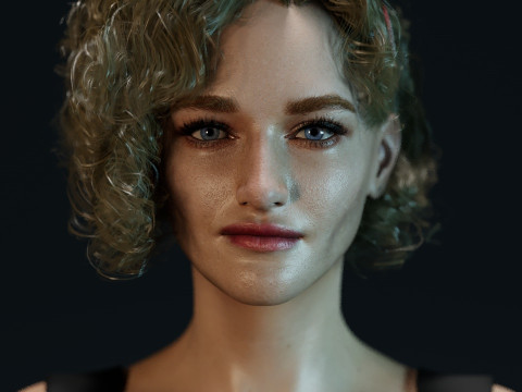 Julia Garner Modello 3D