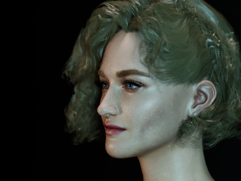 Julia Garner 3Dモデル