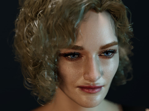Julia Garner 3Dモデル