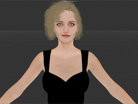 Julia Garner 3Dモデル