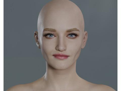 Julia Garner 3Dモデル