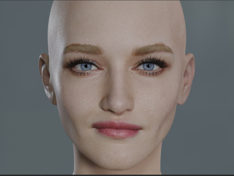 Julia Garner 3Dモデル