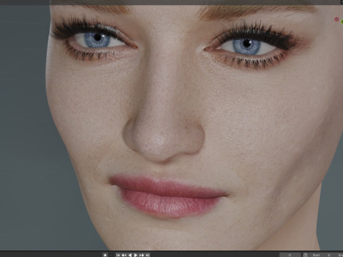 Julia Garner 3Dモデル