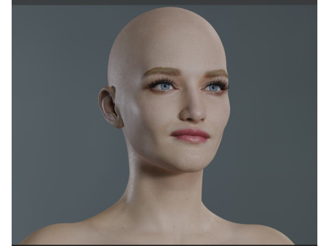 Julia Garner 3Dモデル