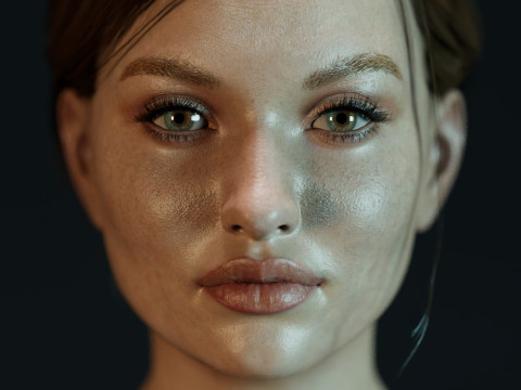 Emily Browning 3D Model