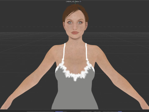 Emily Browning 3D Model