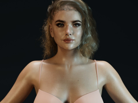 Ashley Benson Modelo 3D
