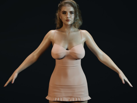 Ashley Benson Modelo 3D