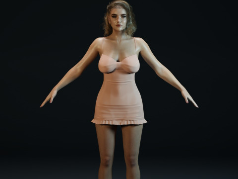Ashley Benson Modelo 3D