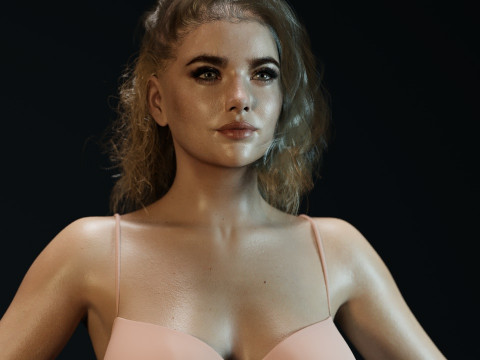 Ashley Benson Modelo 3D