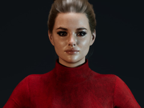 Margarita Levieva 3Dモデル