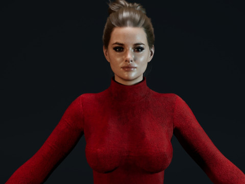 Margarita Levieva 3Dモデル