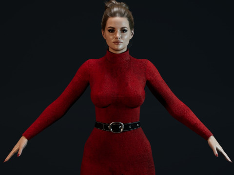 Margarita Levieva 3Dモデル