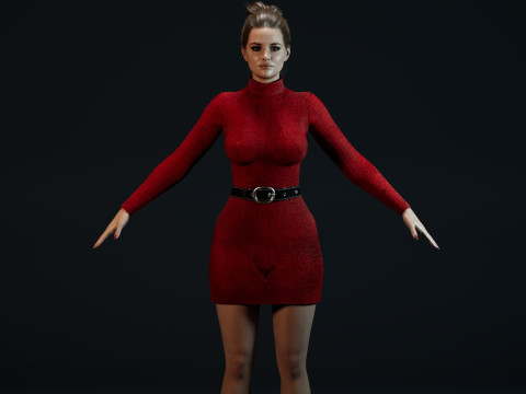 Margarita Levieva 3Dモデル