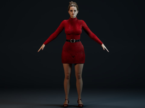 Margarita Levieva 3Dモデル