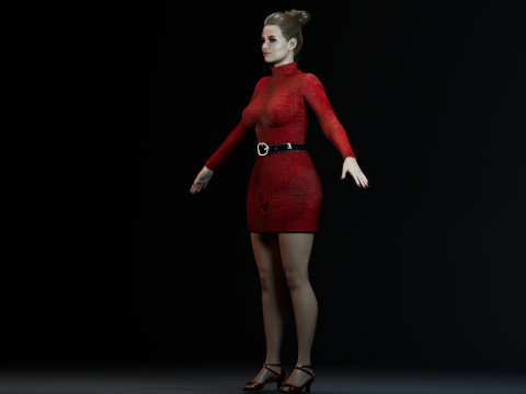 Margarita Levieva 3Dモデル
