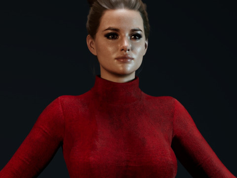 Margarita Levieva 3Dモデル