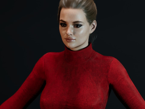 Margarita Levieva 3Dモデル