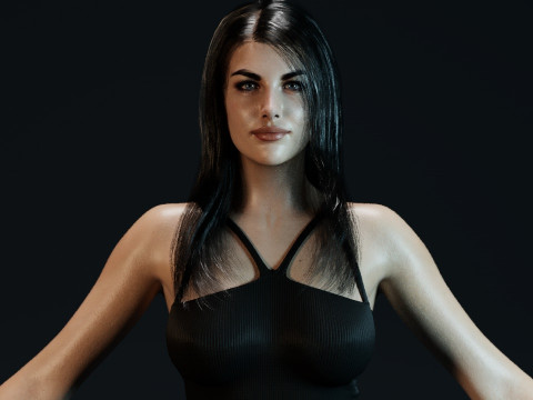 Liv Tyler Model 3D