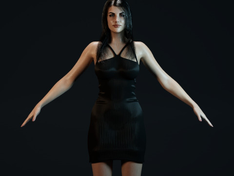 Liv Tyler Model 3D