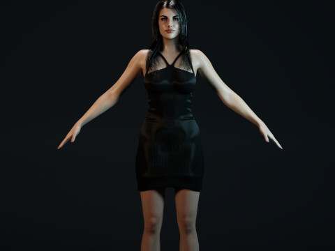 Liv Tyler Model 3D