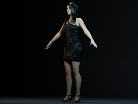 Liv Tyler Model 3D