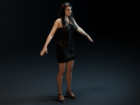 Liv Tyler Model 3D