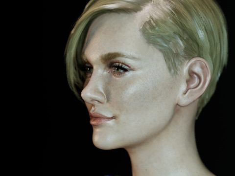 Charlize Theron 3D Model