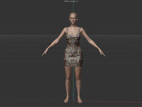 Charlize Theron 3D Model
