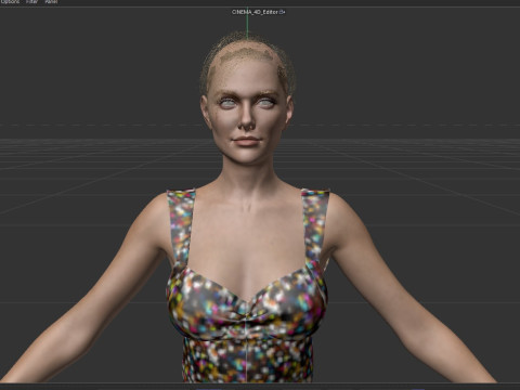 Charlize Theron 3D Model