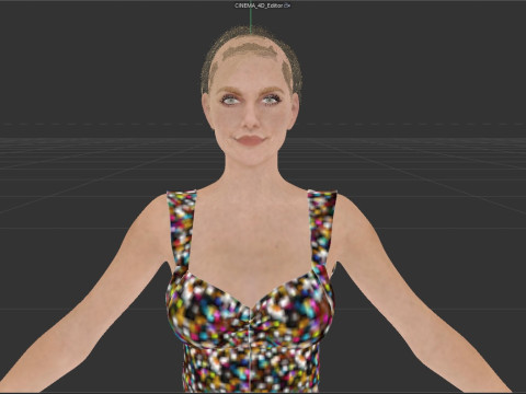 Charlize Theron 3D Model