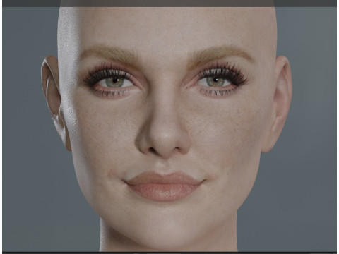 Charlize Theron 3D Model