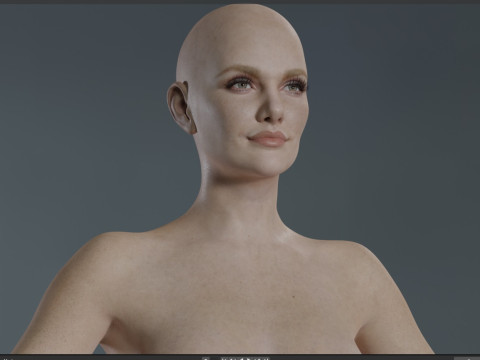 Charlize Theron 3D Model