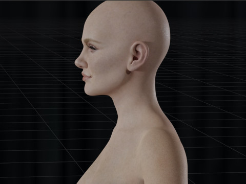 Charlize Theron 3D Model