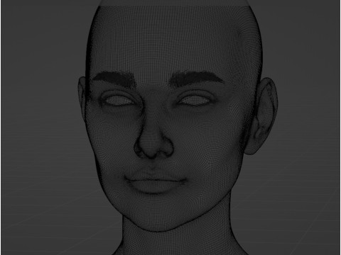 Charlize Theron 3D Model