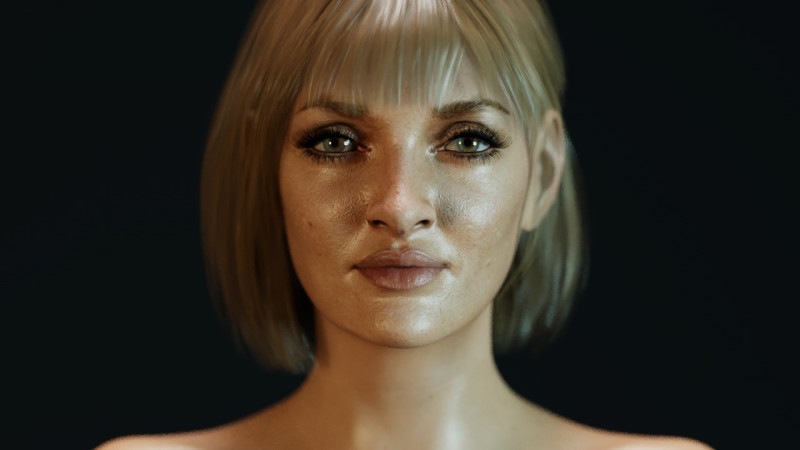 Uma Thurman V2 3Dモデル .c4d .max .obj .3ds .fbx .stl .blend