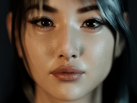 Huh Yun-jin 3D Модель