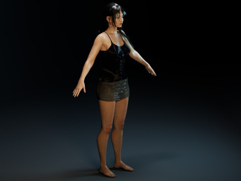 Huh Yun-jin 3D Модель