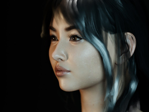 Huh Yun-jin 3D Модель