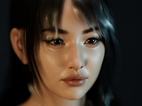 Huh Yun-jin 3D Модель